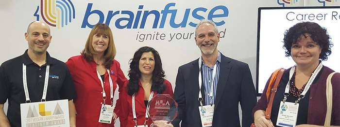 Brainfuse Honored with Platinum Modern Library Award for the 3rd Year