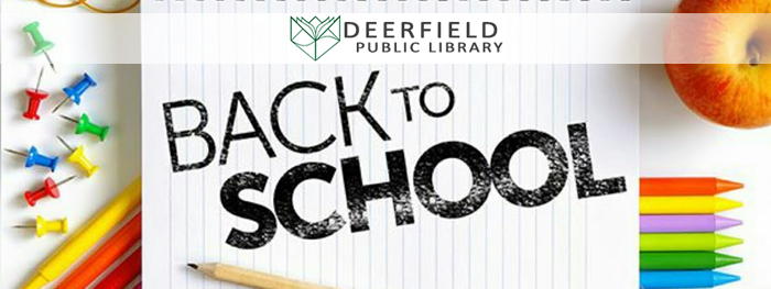 Make the Library Part of Your Back to School Plan!