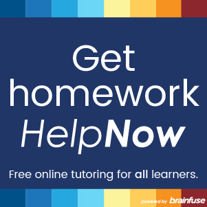 Get Homework Helpnow Free online tutoring for all learners. powered by brainfuse.