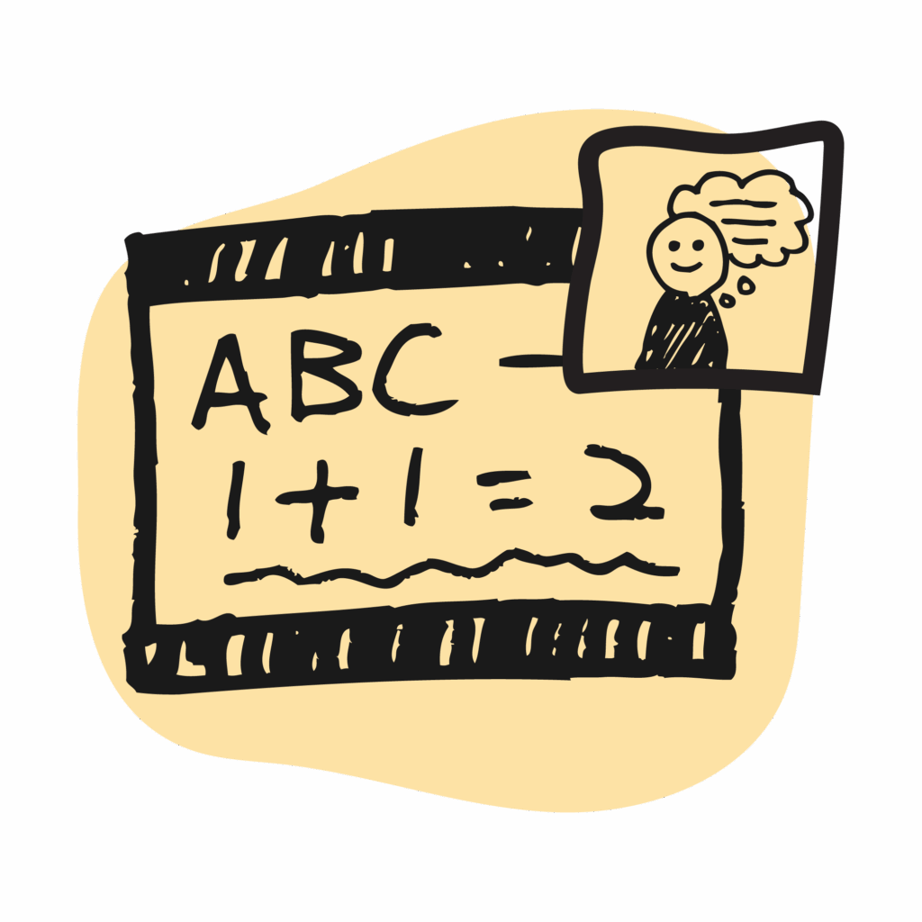 Icon representing interactive online whiteboard